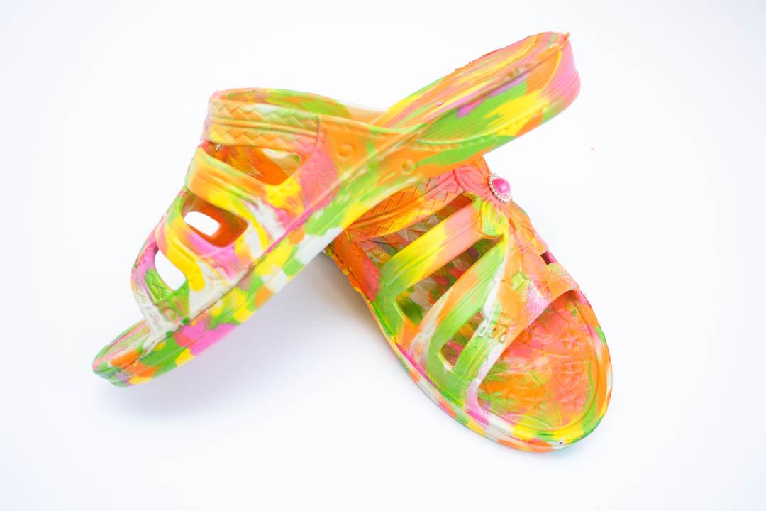 ЖЕНСКИЕ ШЛЕПКИ (КОД: ПЖ-30 ДЕКОР МИКС 3 )